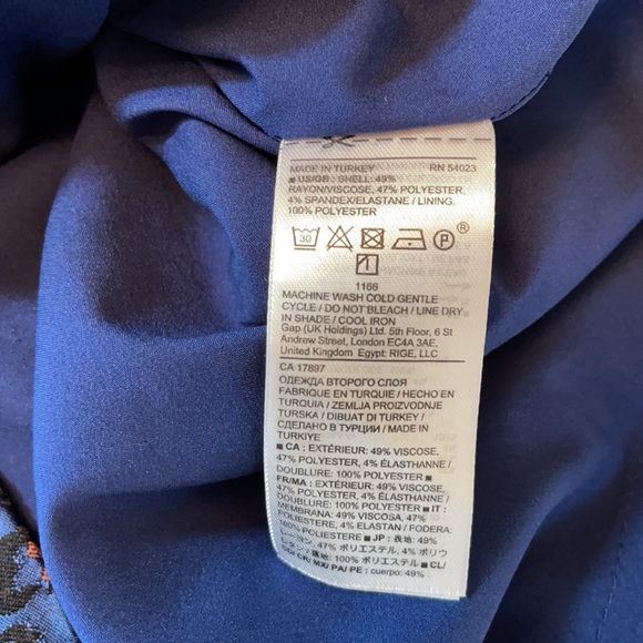 Blue Leopard Print Mini Skirt - Picture 7 of 14